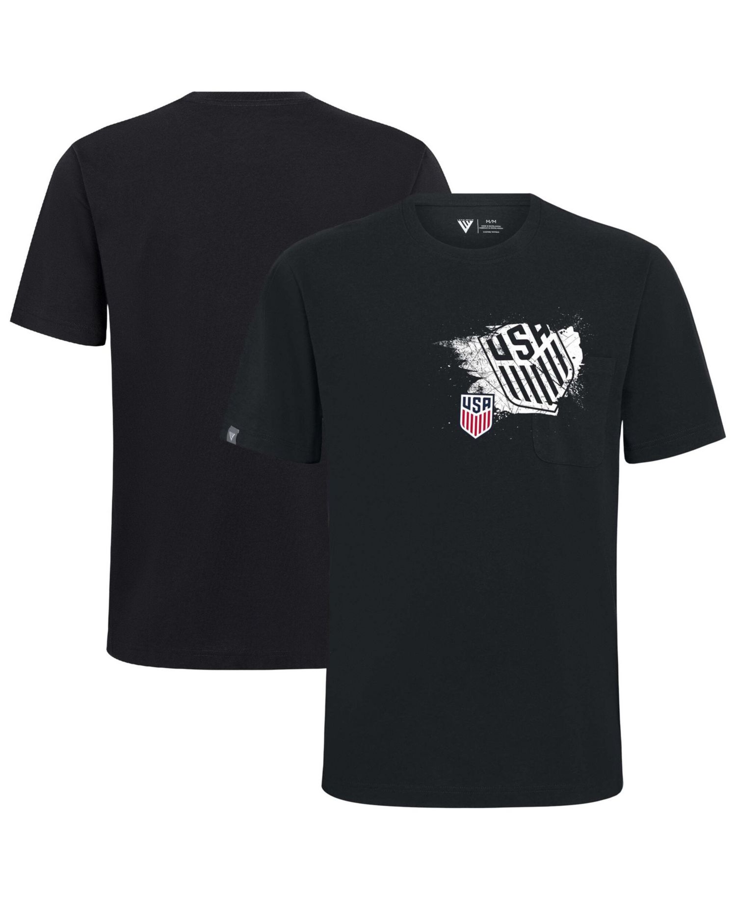 Men's Black USMNT Focal Blasted T-Shirt