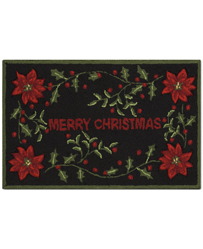 Nourison Holiday Holly Accent Rug