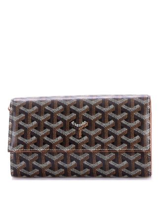 Varenne Continental Wallet with Strap Coated Canvas