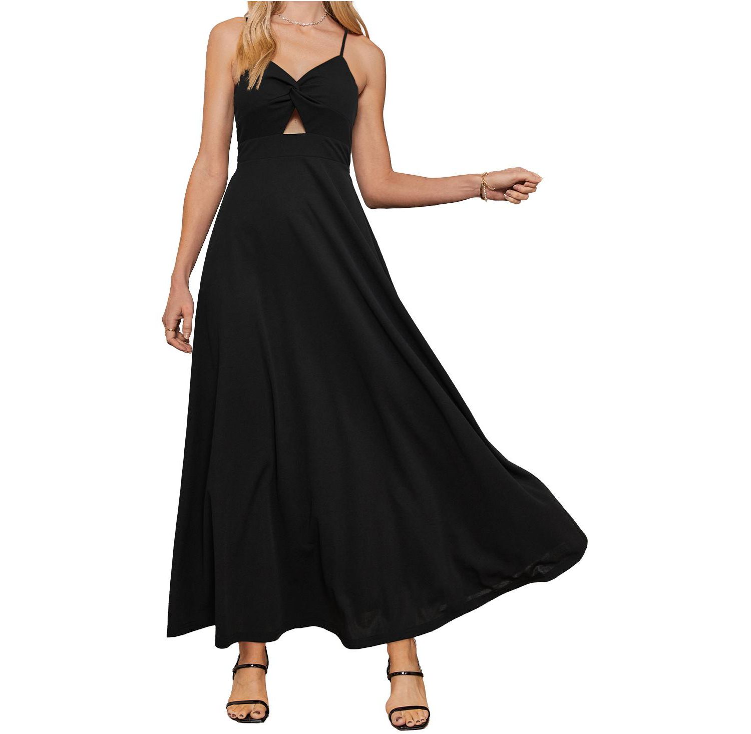 Women's V-Neck Pull-On Unlined Beach Dress