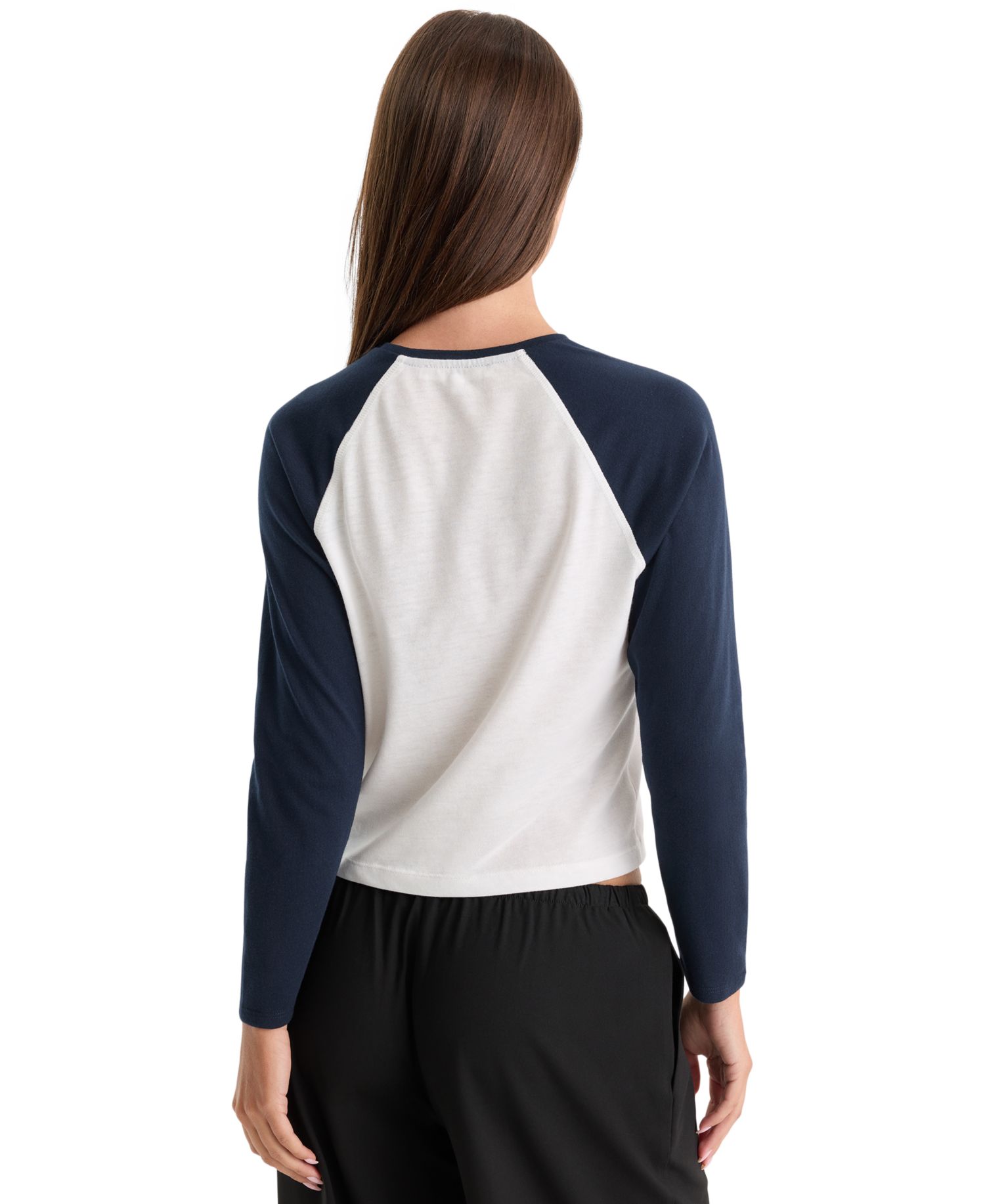 Women's Raglan Long-Sleeve Crewneck T-Shirt