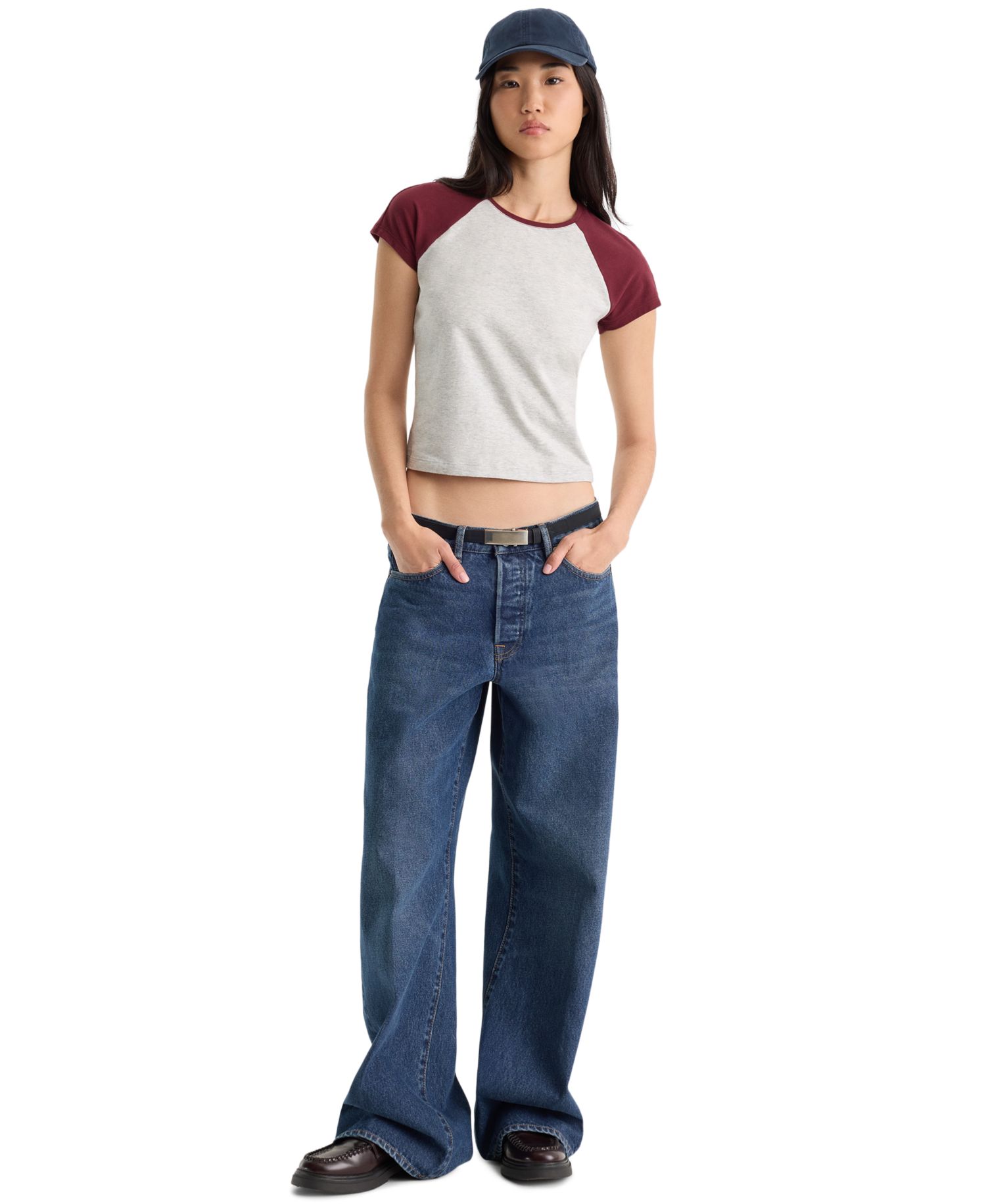 Women's Raglan Short-Sleeve Crewneck T-Shirt