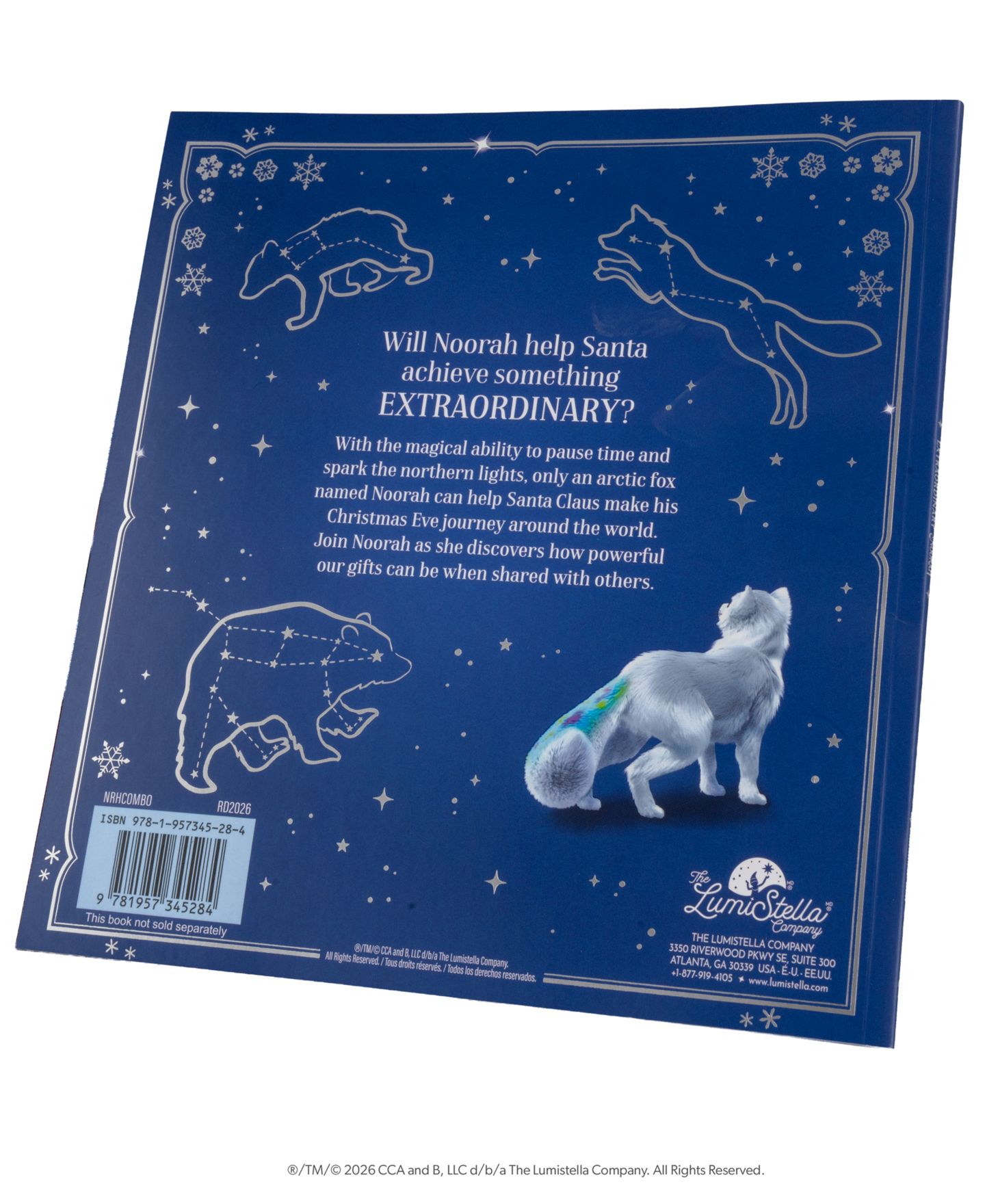 Детские куклы Elf on the Shelf Noorah Magical Arctic Fox 12" Plush and Storybook, 2-Piece Set — фото 6