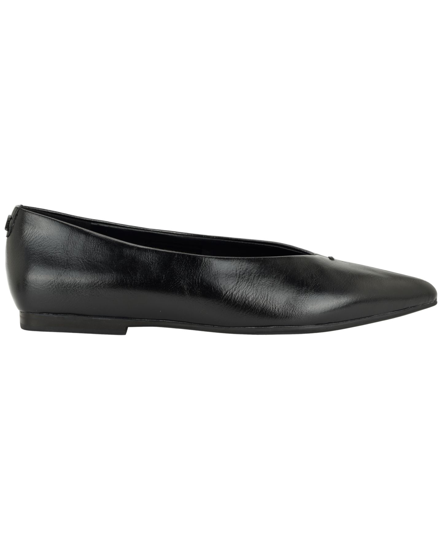 Женские балетки Calvin Klein Gemeen Pointed Toe Dress Flats, цвет: Чёрный — фото 2