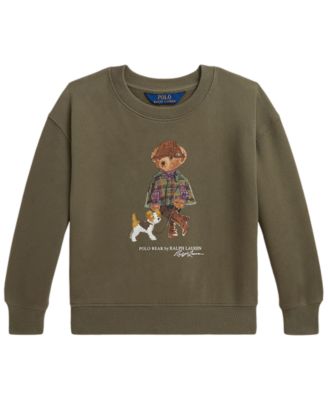 Girls' 2T-6X Polo Bear Long-Sleeve Sweatshirt