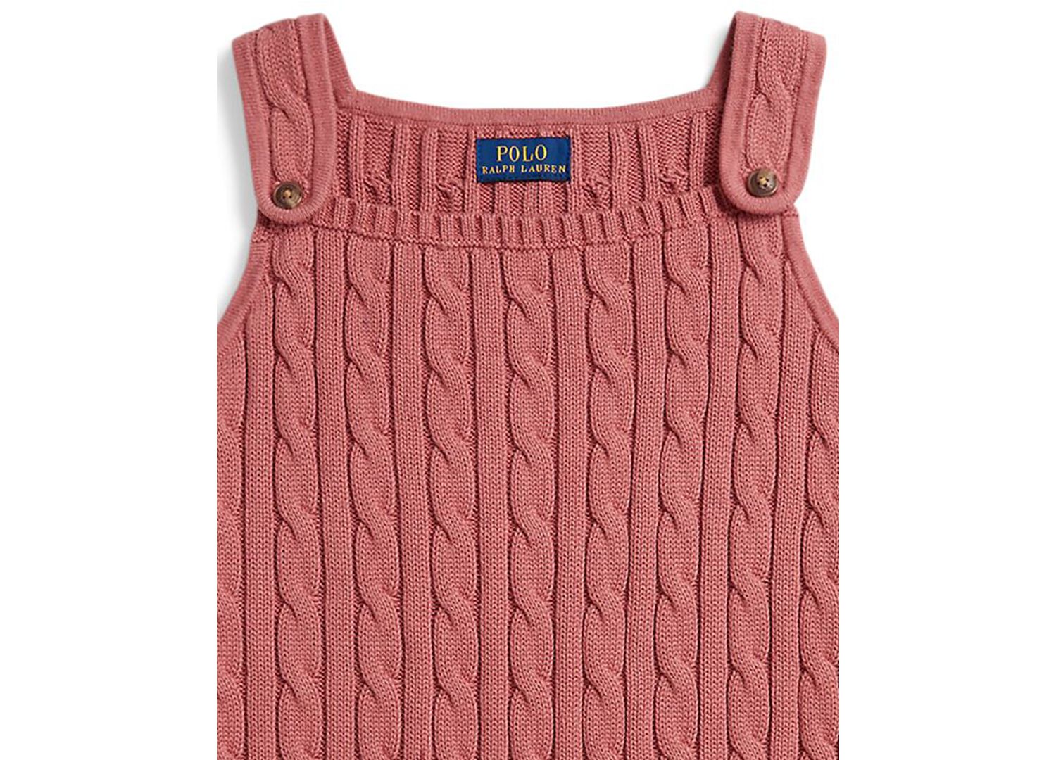 Girls' 7-16 Cable-Knit Cotton Sleeveless Sweater Dress