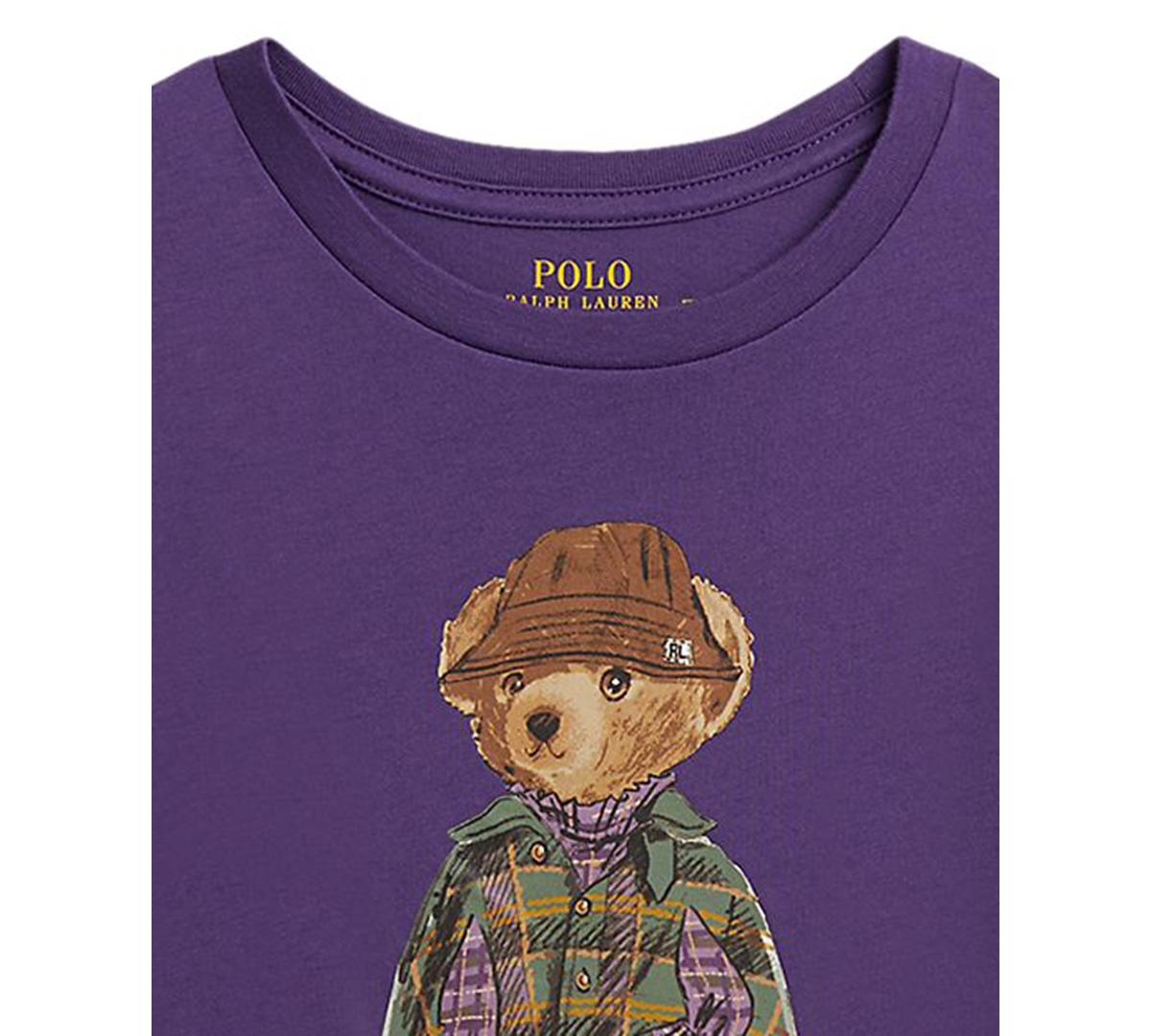 Polo Ralph Lauren Girls' 7-16 Bear Long-Sleeve T-Shirt