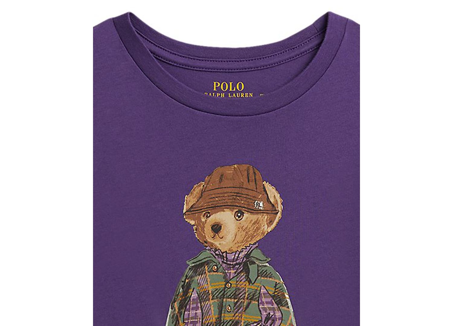 Girls' 7-16 Polo Bear Long-Sleeve T-Shirt
