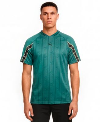 Men's Embroidered Logo V-Neck T-Shirt