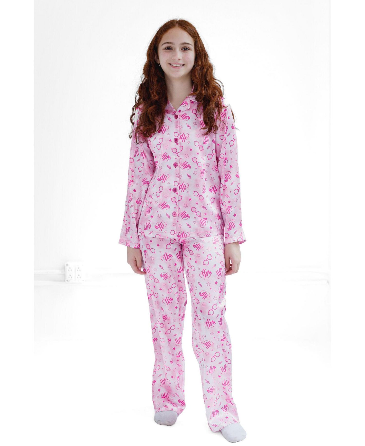 Girls Pajama Shirt and Pants Set
