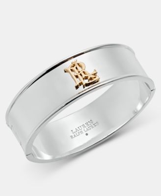 Logo Wide Bangle Bracelet