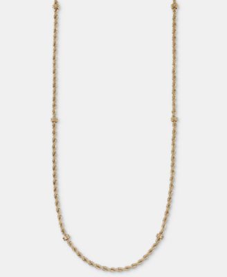 Rope Chain Strand Necklace, 42" 
