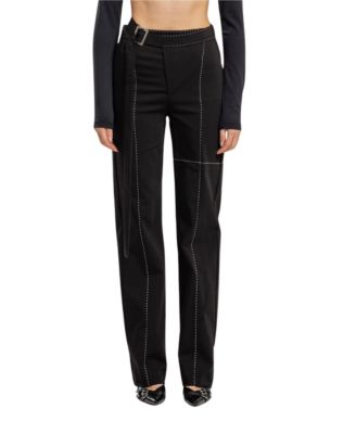 Women's Free Heaven Stitch Detail Cotton-Blend Pants