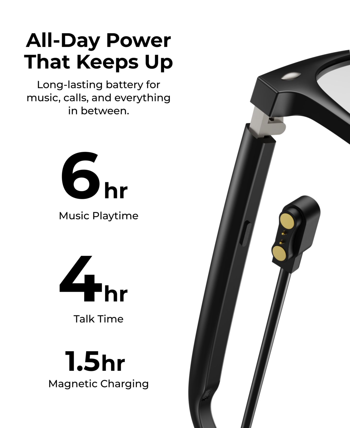 Мужские очки iTouch Aura Audio Smartglasses — фото 4