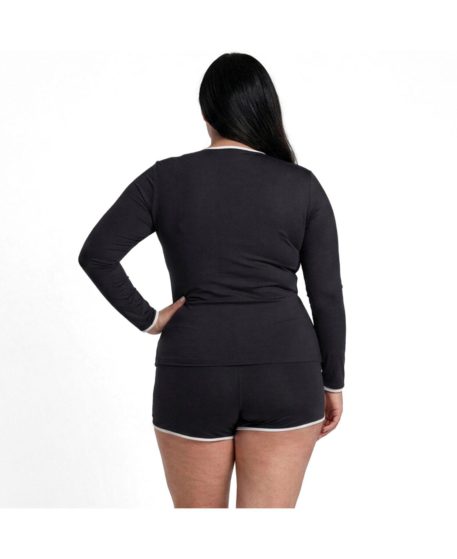 Plus Size Full Zip Peyton Two-Toned Collection