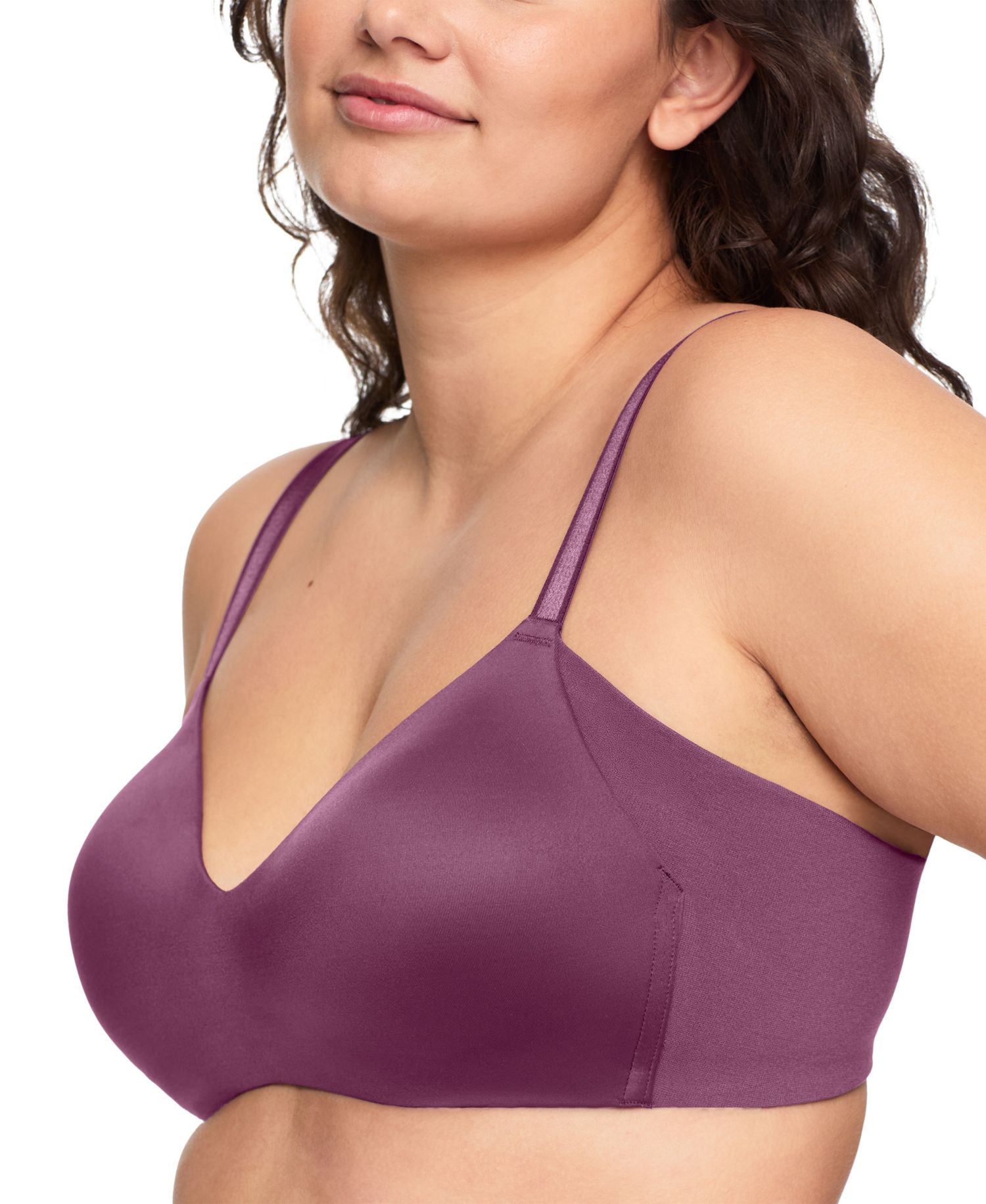 Women's No Side Effects Underarm-Smoothing Wireless Bra RM3061A