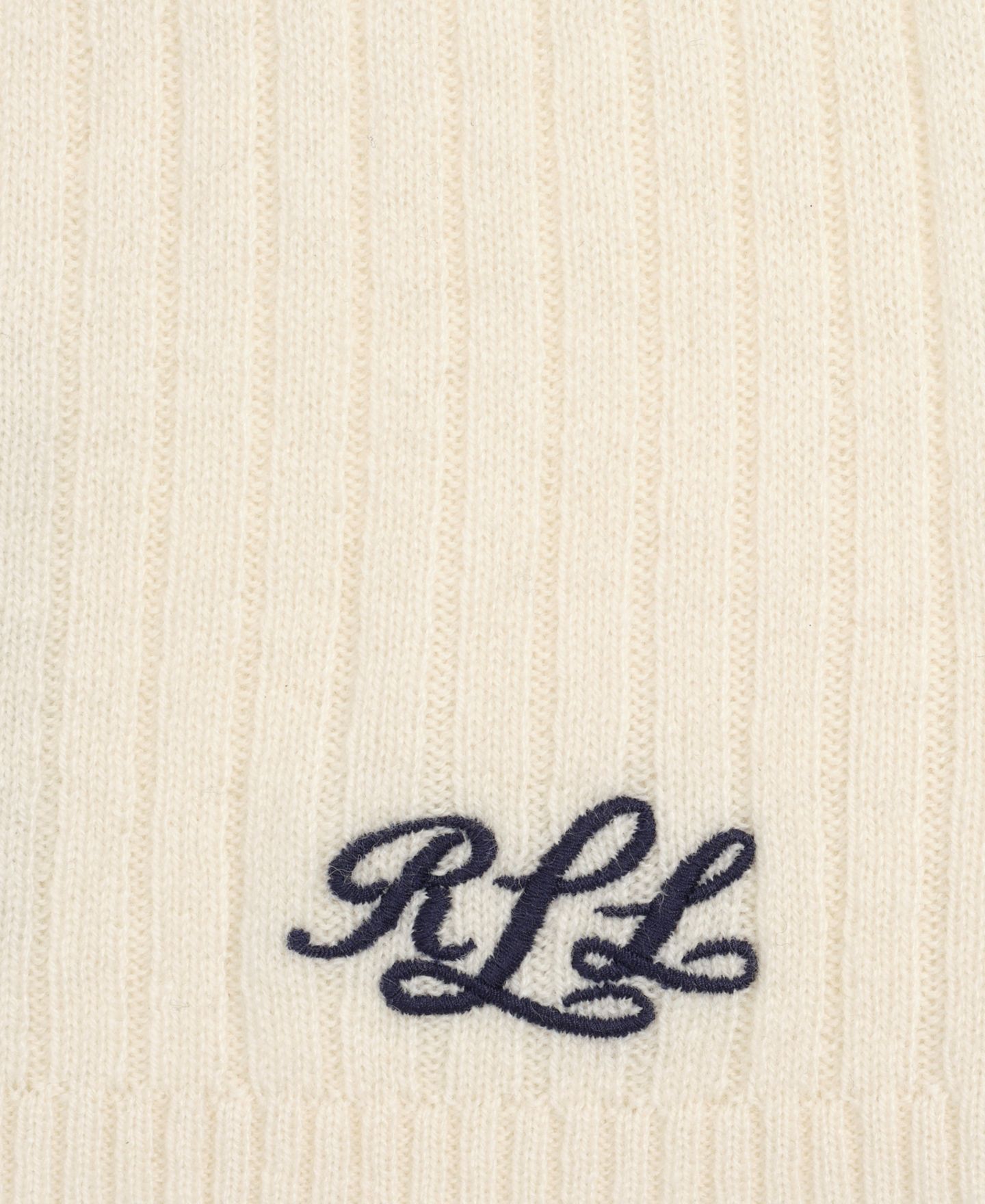Женская шапка Lauren Ralph Lauren Signature Cashmere Beanie, цвет: Кремовый — фото 4