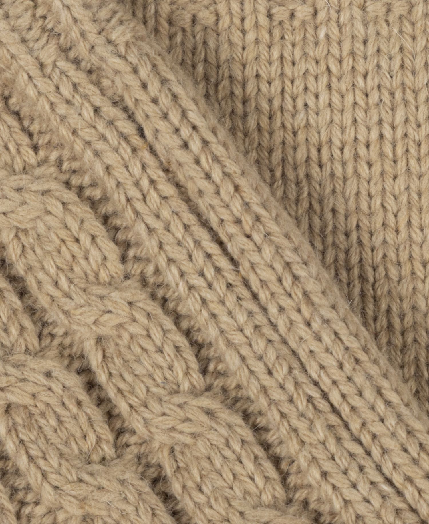 Core Cable Knit Pop Top Gloves