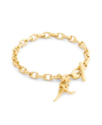 Faux-Stone Skeletal Rexy C Chain Bracelet