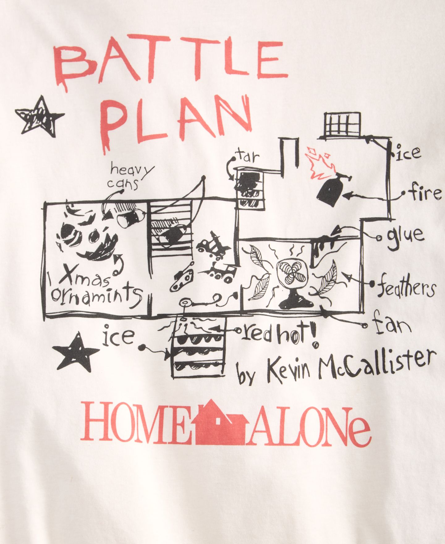 Футболка Epic Threads Short-Sleeve Battle Plan Home Alone для мальчиков, цвет: Snowfall — фото 5