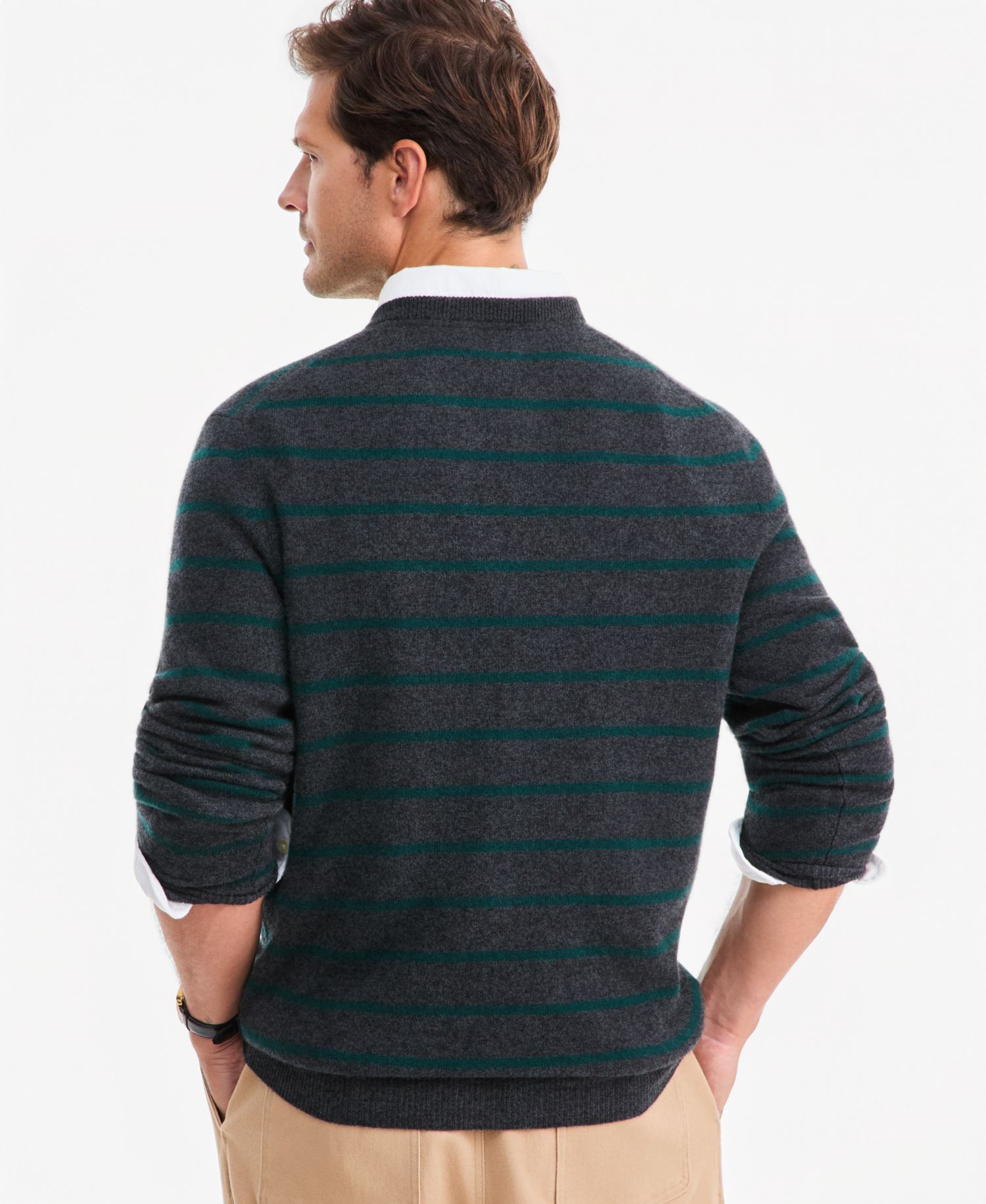 Men's Cashmere Sailor Stripe Sweater, Macy's Exclusive