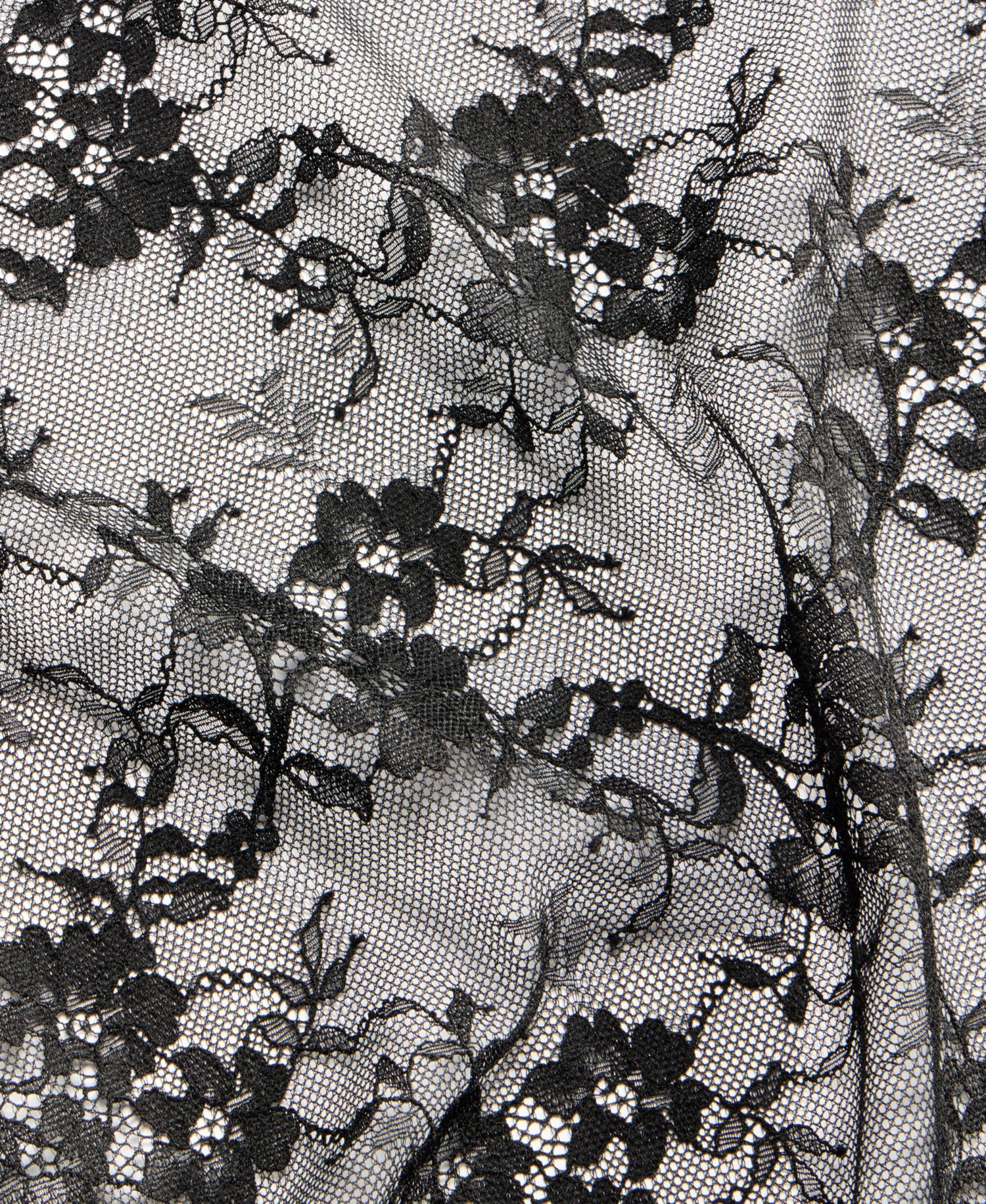 Women's Sheer Floral V-Neck Lace Gown