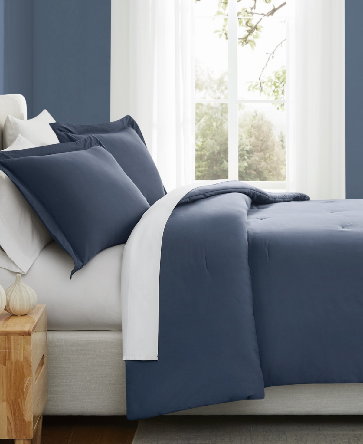 Brooklyn Loom Essential Cotton 3-Piece Comforter Set