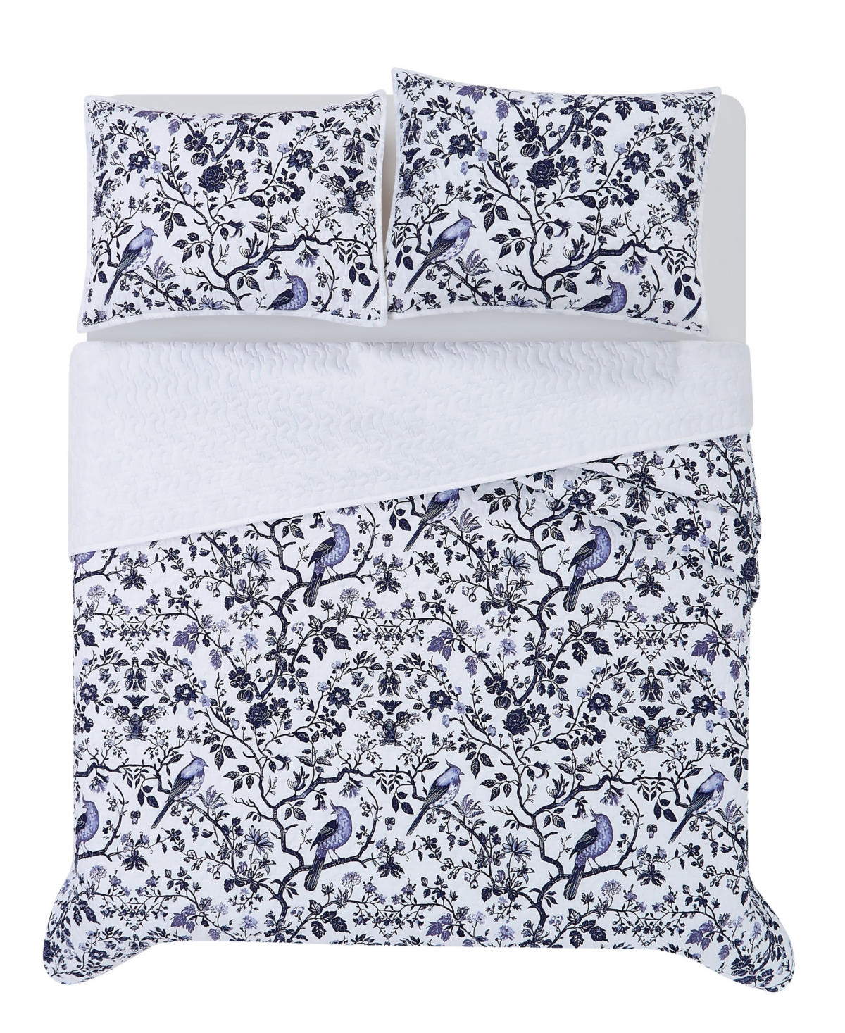 Brooklyn Loom Ava Floral 2-Piece Quilt Set, Twin/Twin Xl