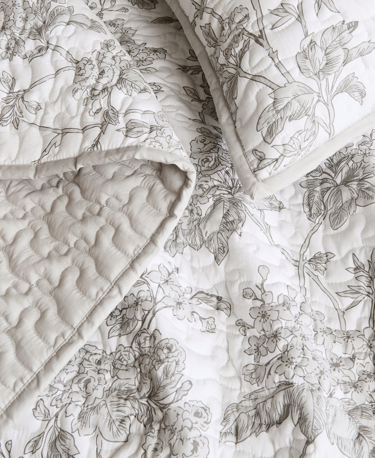 Brooklyn Loom Mila Floral 3-Piece Quilt Set, King