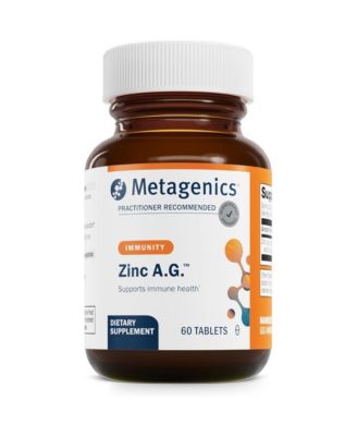 Zinc A.G. - Highly Absorbable Zinc with Arginine and Glycine Chelates - Supports Immune Function, Bone Health, Skin and Energy - 60 Tablets