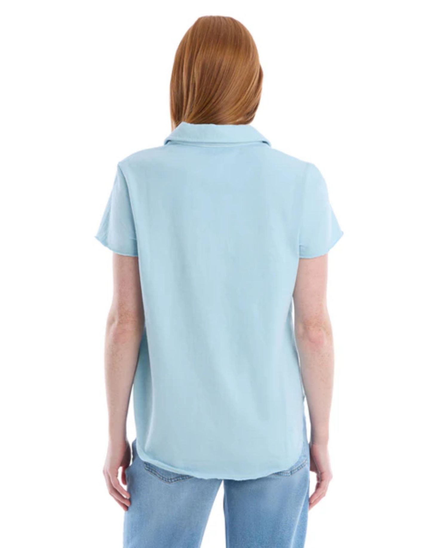 Women's Clothing Chest Pocket Polo Tee