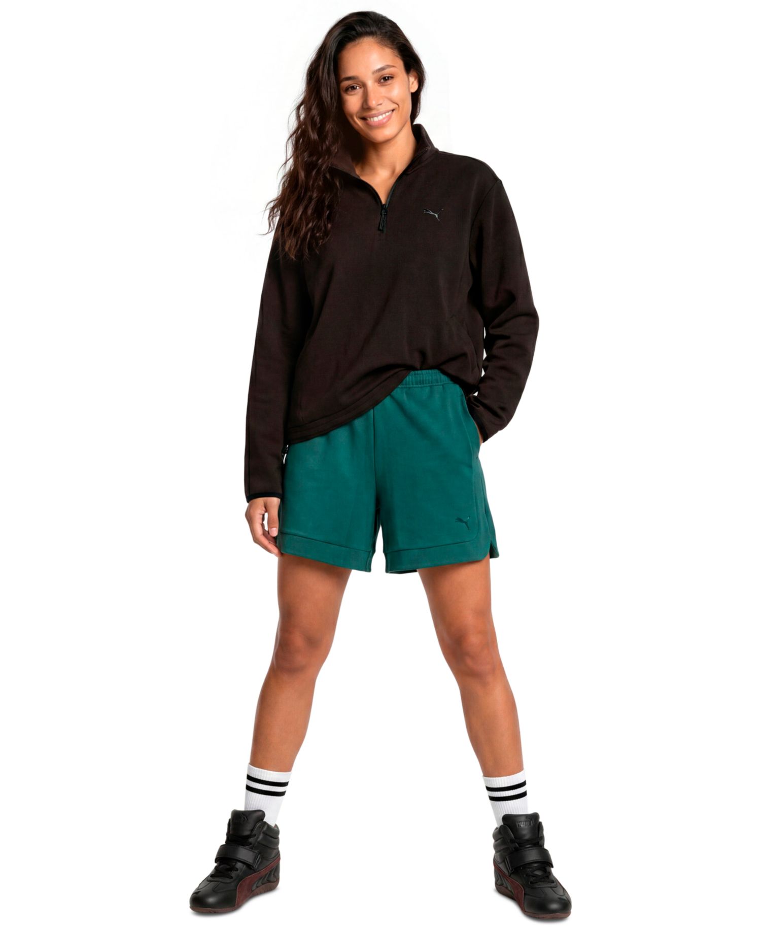 Women's Loose-Fit Mid-Rise Shorts