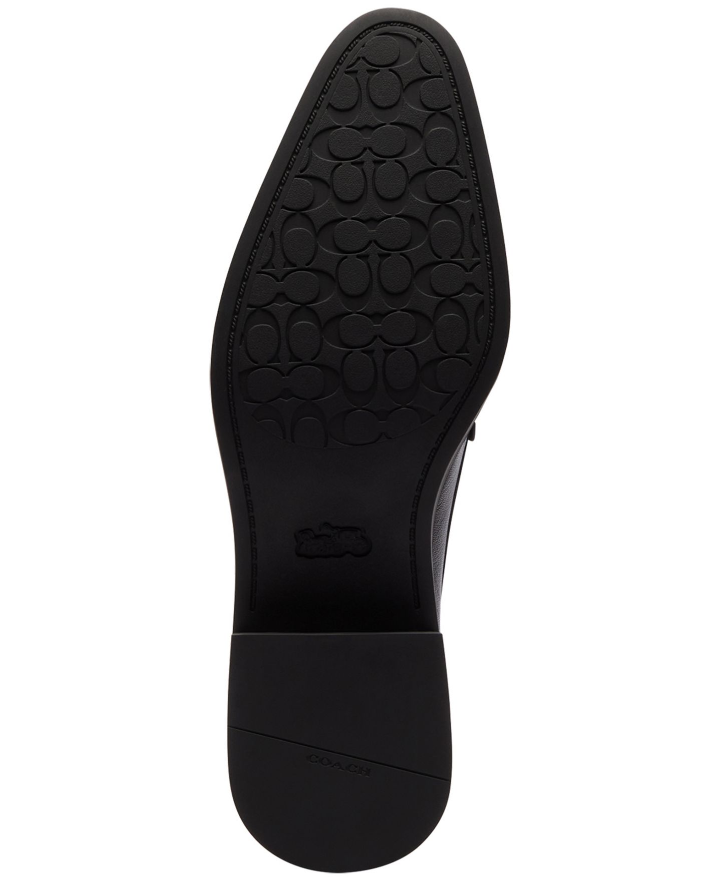 Женские туфли COACH Pointed Toe Slip-On, цвет: Чёрный кожаный — фото 5
