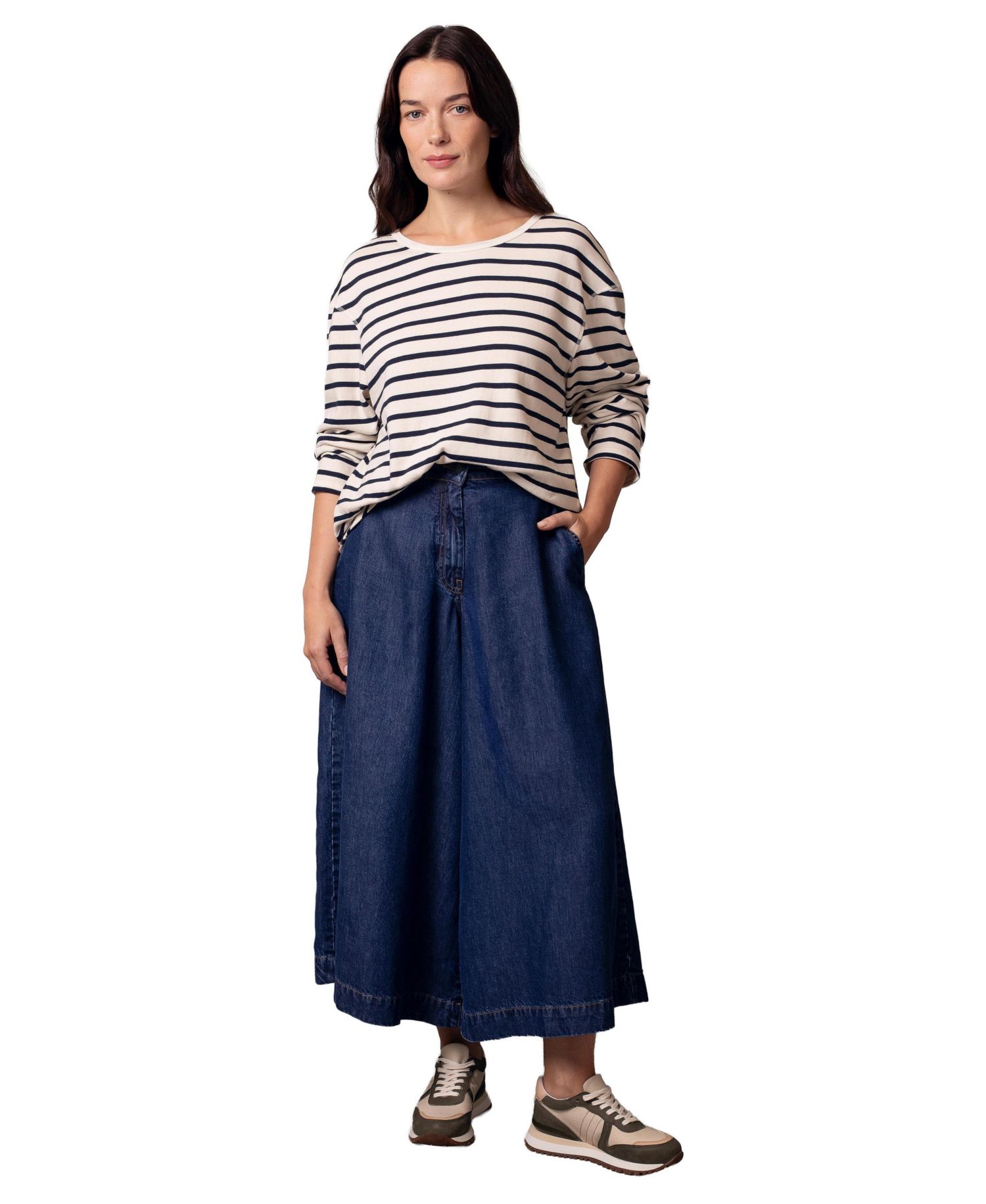 Women's Button Back Heavyweight Jersey Top