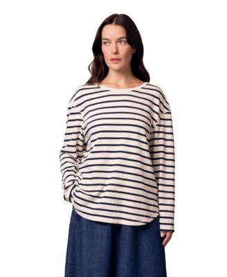 Women's Button Back Heavyweight Jersey Top