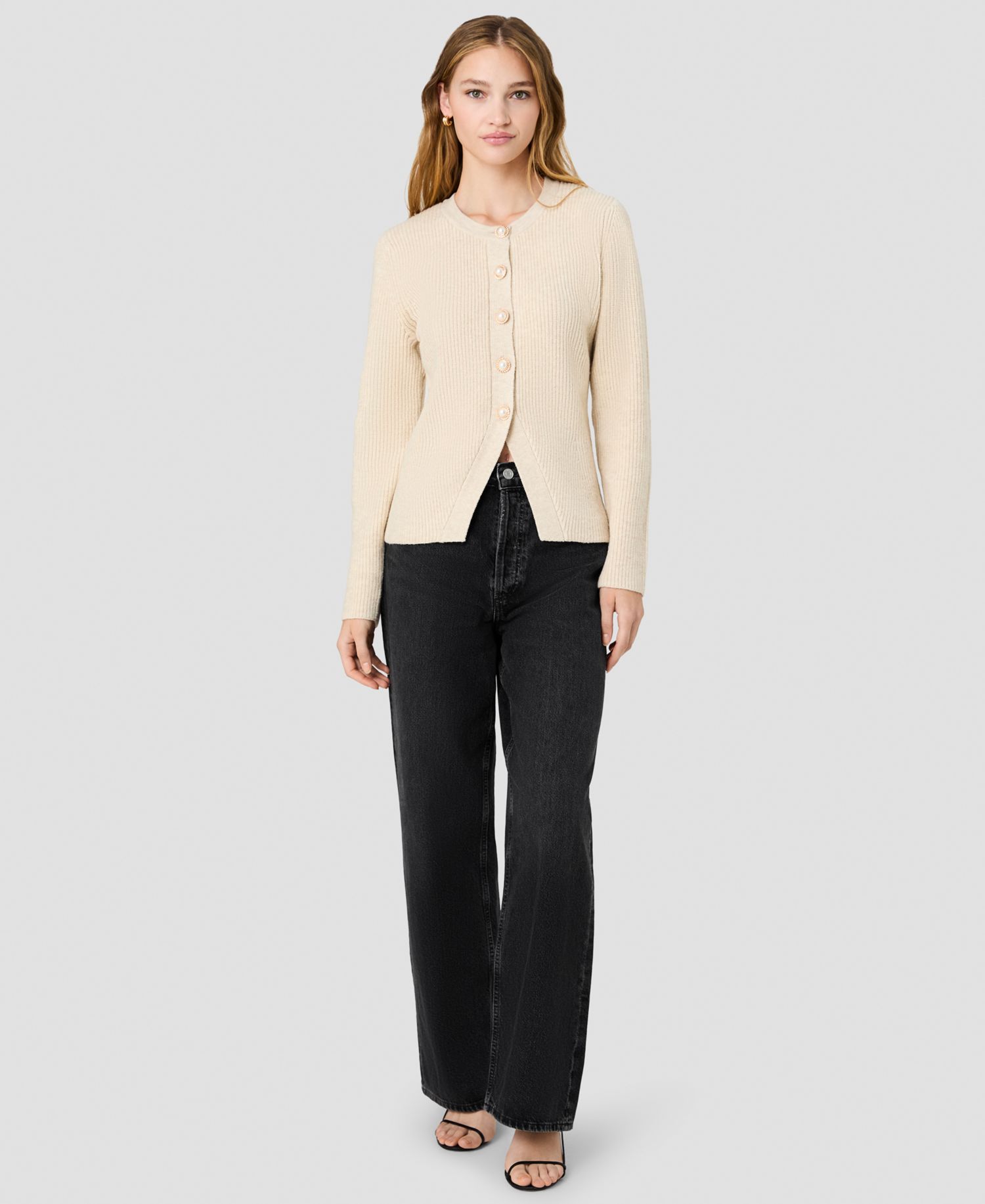 Women's Marley Jewel Neck Button-Front Cardigan