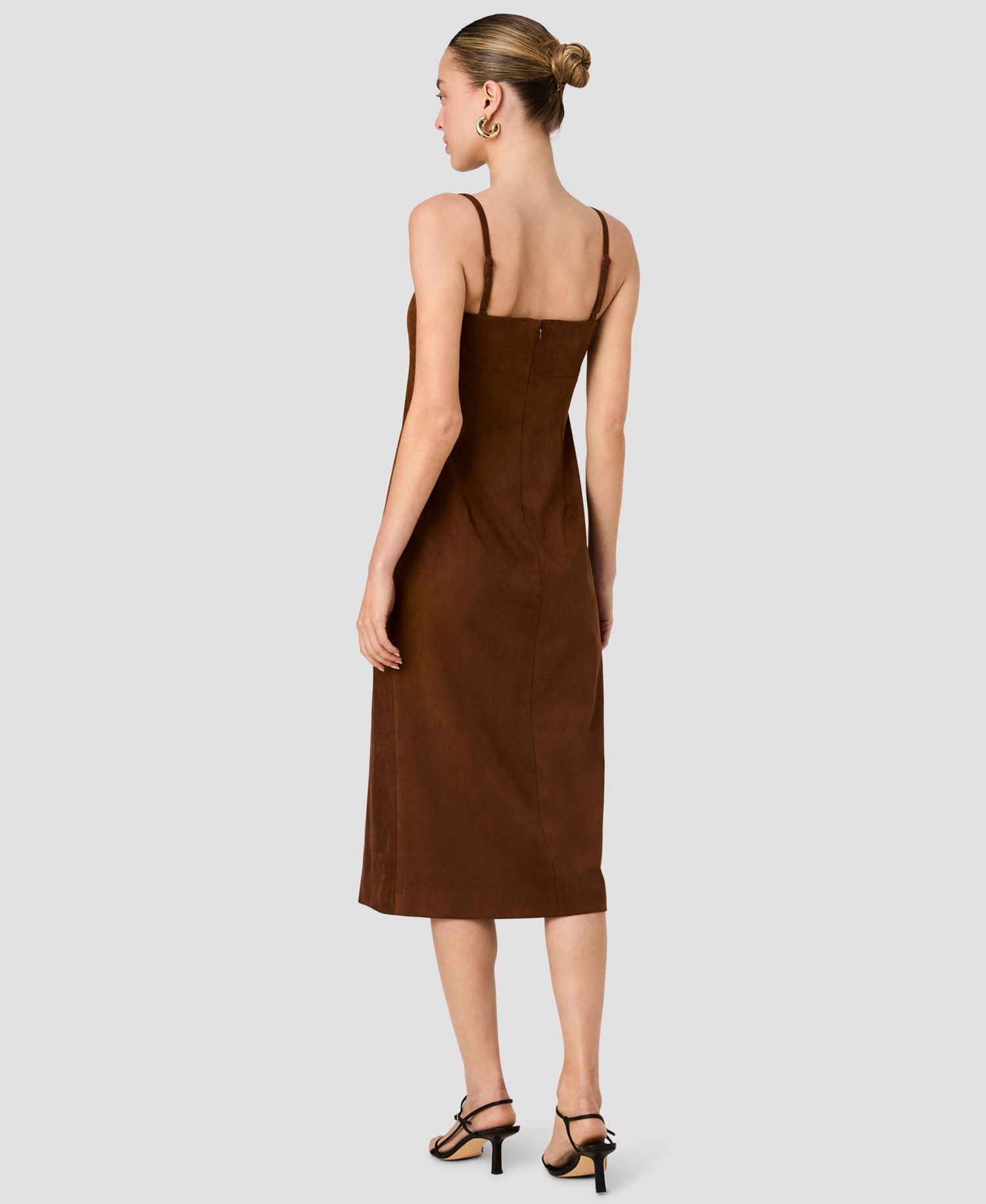 Women's Sonja Sweetheart Neck Sleeveless Midi Dress