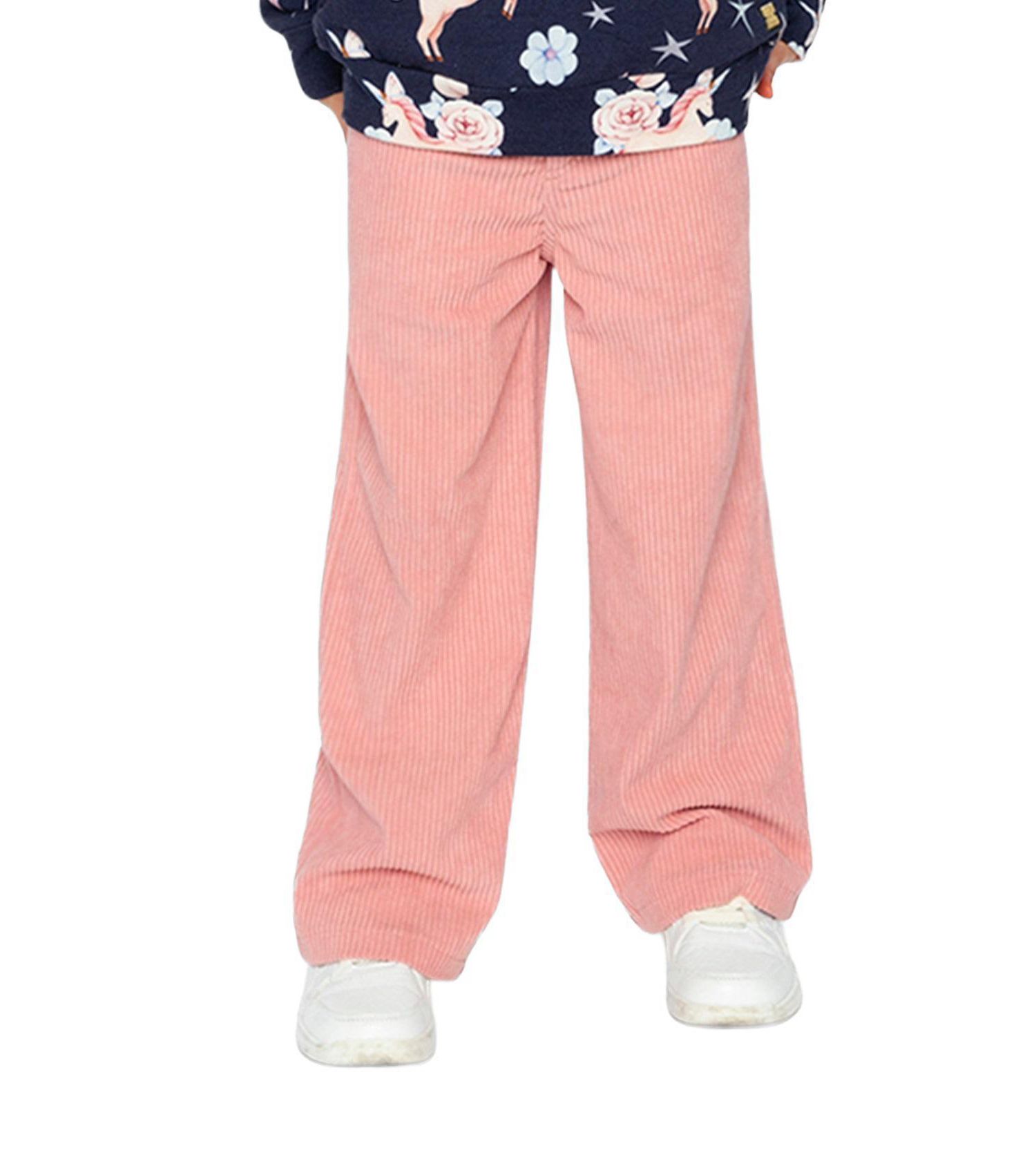 Big Girls (6Y - 14Y) Stretch Corduroy Wide Leg Pants