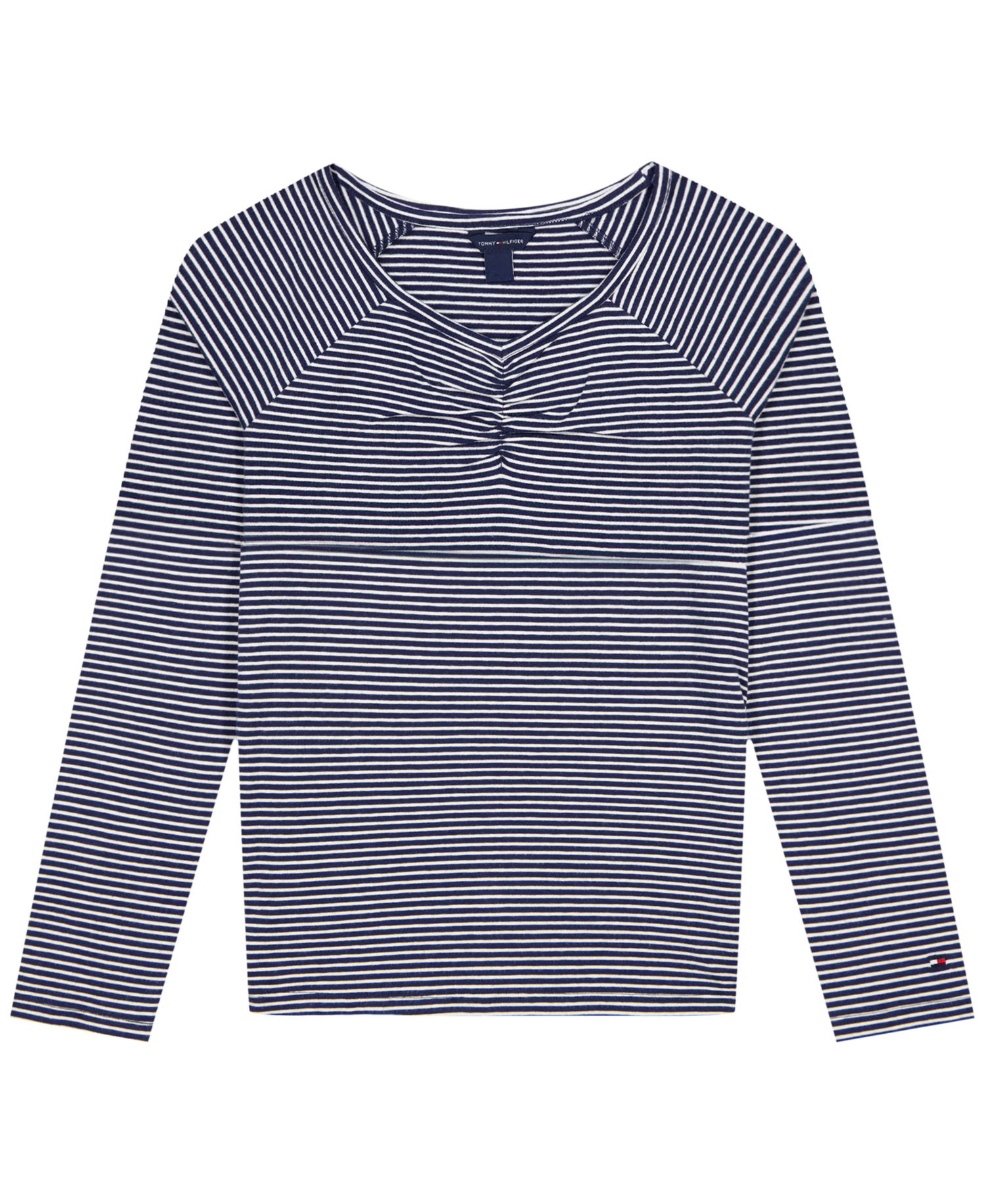 Girls' 7-16 Stripe Long-Sleeve Jersey Top