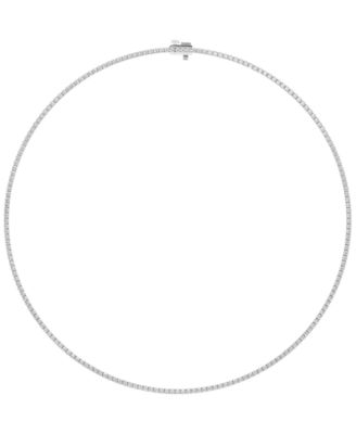 Lab-Grown Diamond Necklace (5 ct. t.w.) in Sterling Silver
