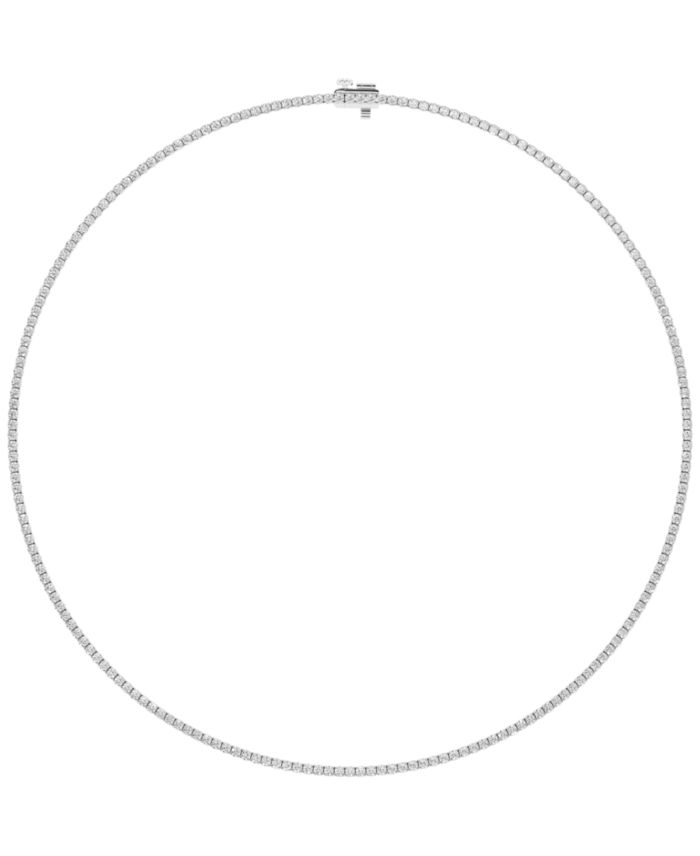 Lab-Grown Diamond Necklace (5 ct. t.w.) in Sterling Silver