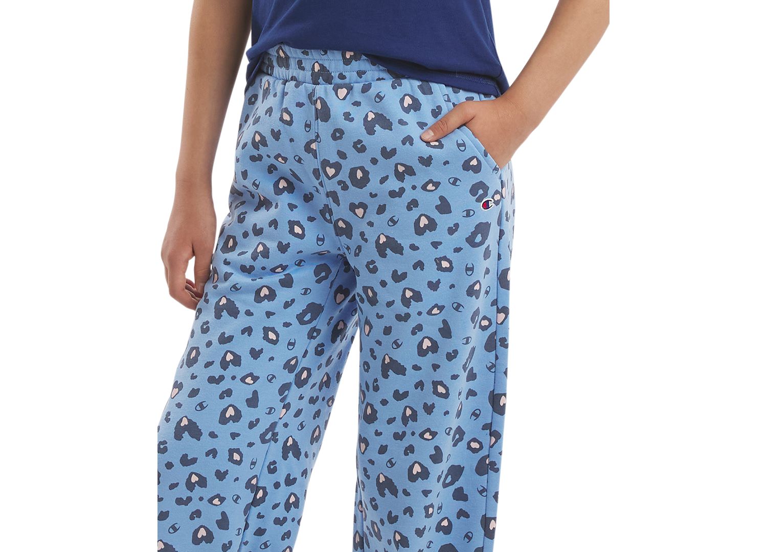 Girls' 7-16 Printed Wide-Leg Pants