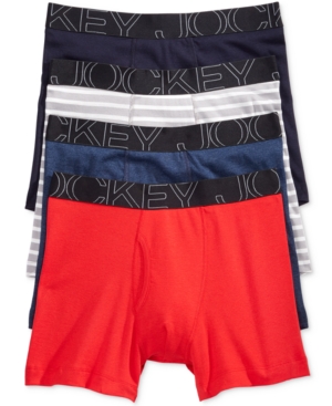 UPC 037882386564 product image for Jockey Men's 4-Pk. Low-Rise Boxer Briefs | upcitemdb.com