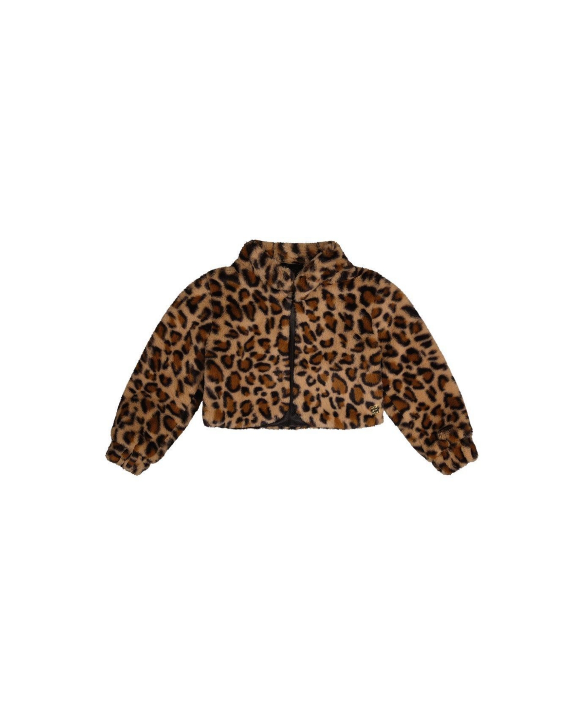 Deux par Toddler Girl 2T-5T Faux Fur Jacket Leopard Print