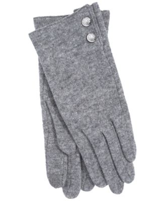 Two Button Cashmere Blend Touch Gloves