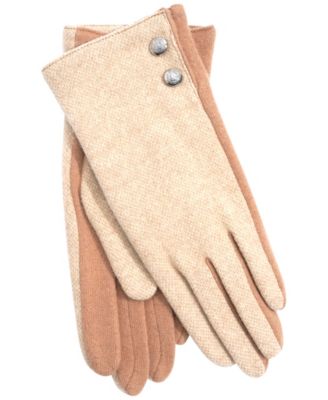 Two Button Pattern Top Gloves