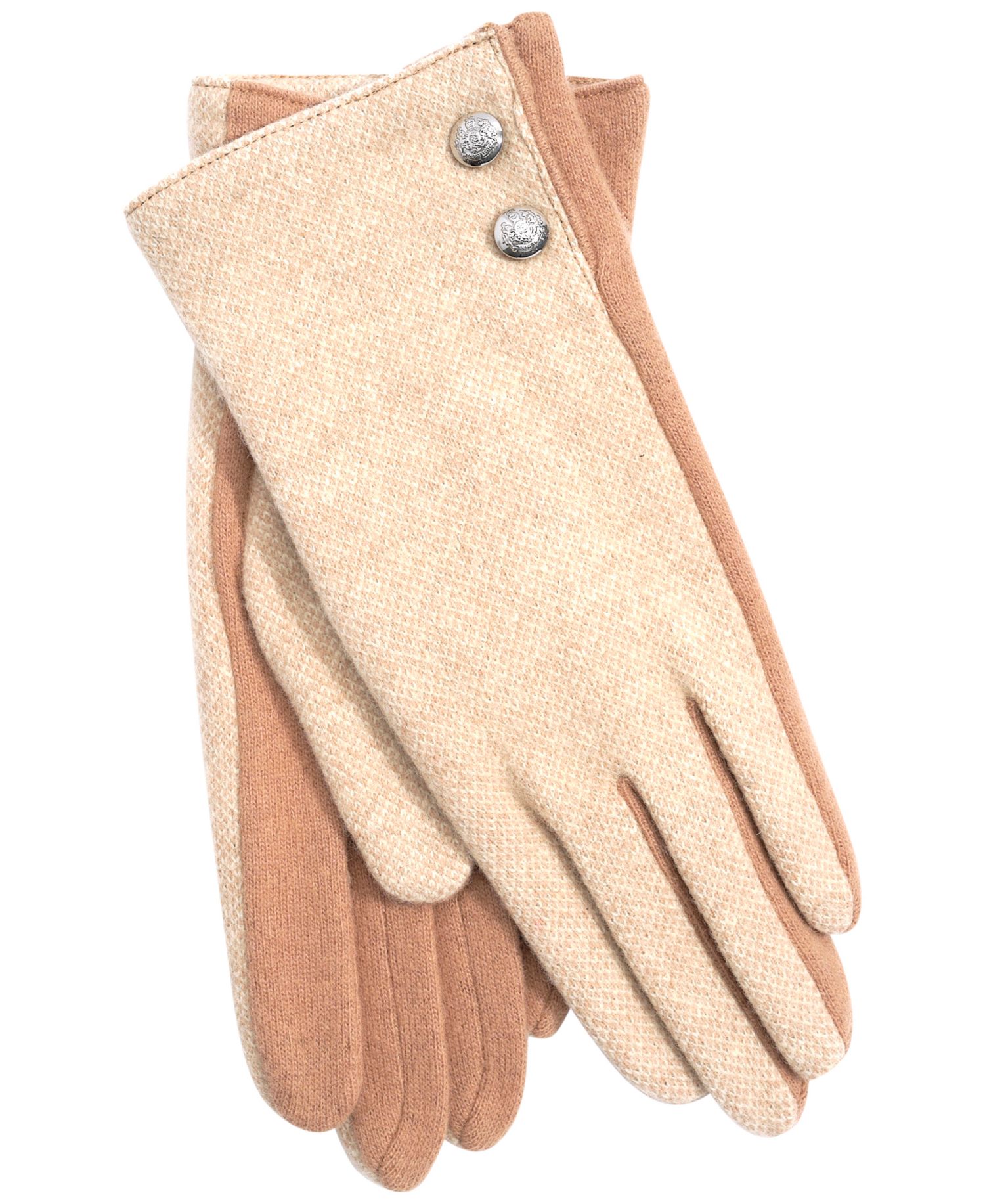 Two Button Pattern Top Gloves