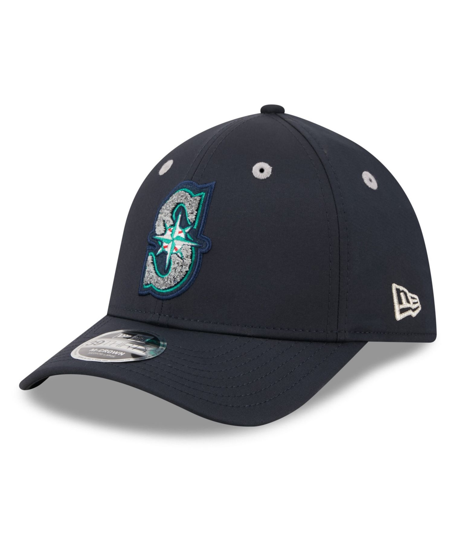 Men's Navy Seattle Mariners 2026 MLB All-Star Game Workout 39THIRTY M-Crown Flex Hat