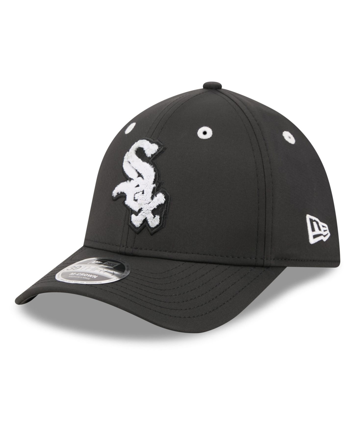Мужская кепка New Era Black Chicago White Sox 2026 MLB All-Star Game Workout 39THIRTY M-Crown Flex Hat — фото 3