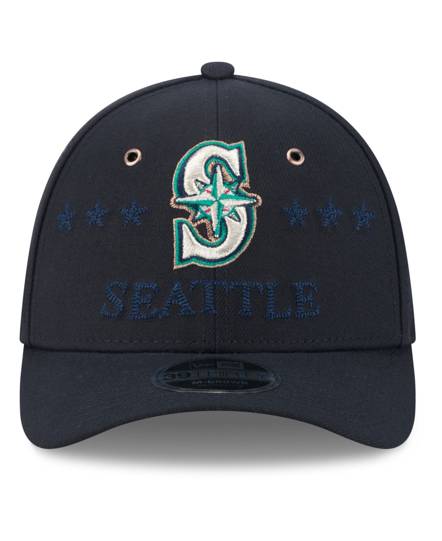 Men's Navy Seattle Mariners 2026 MLB All-Star Game 39THIRTY Flex Hat